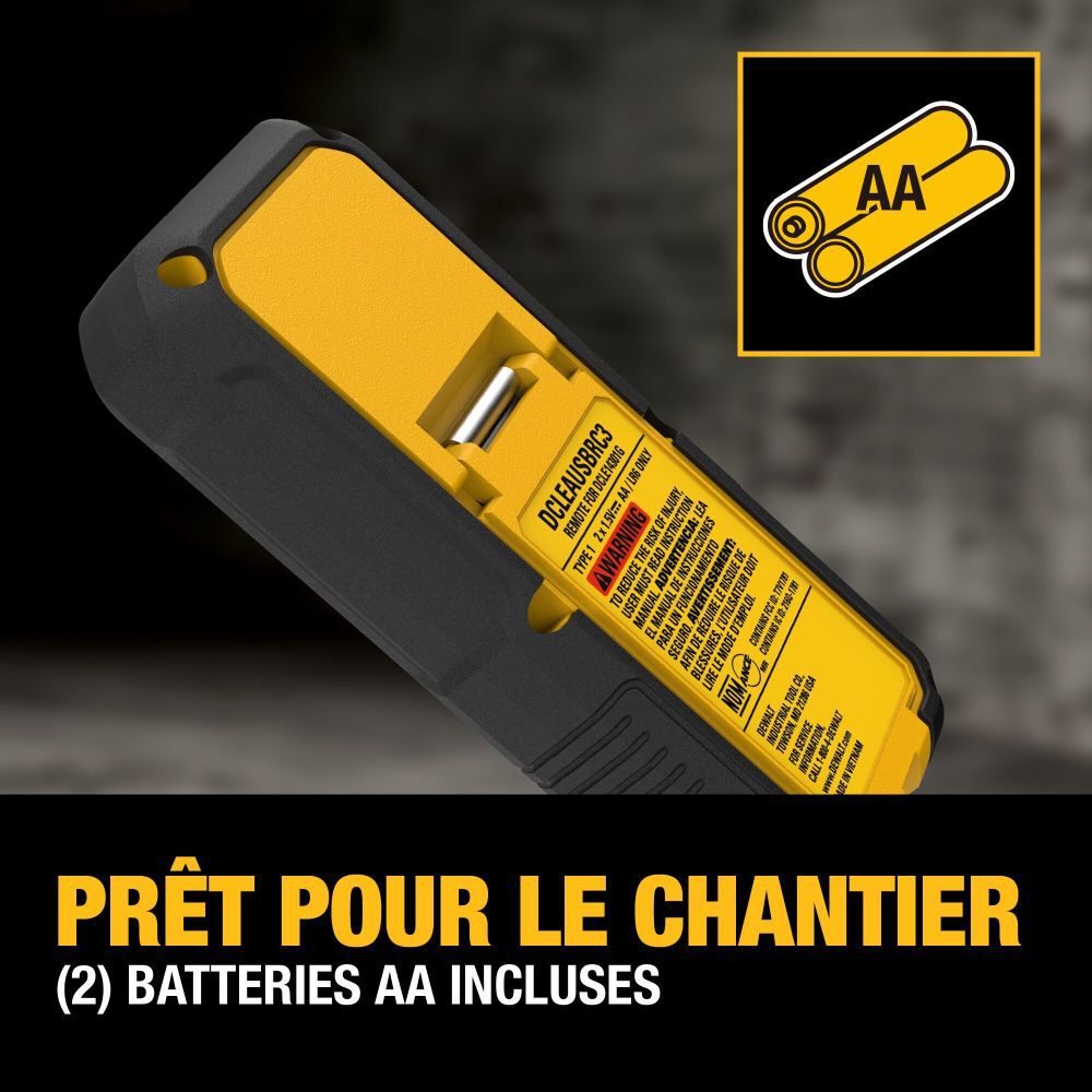 DeWalt DCLEAUSBRC3 REMOTE FOR USB 3X180 LASER DCLE14301