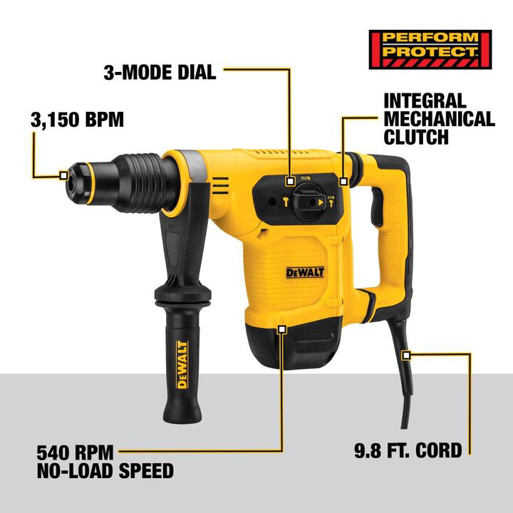 DeWalt D25481K 1-9/16IN SDS MAX COMBO HAMMER