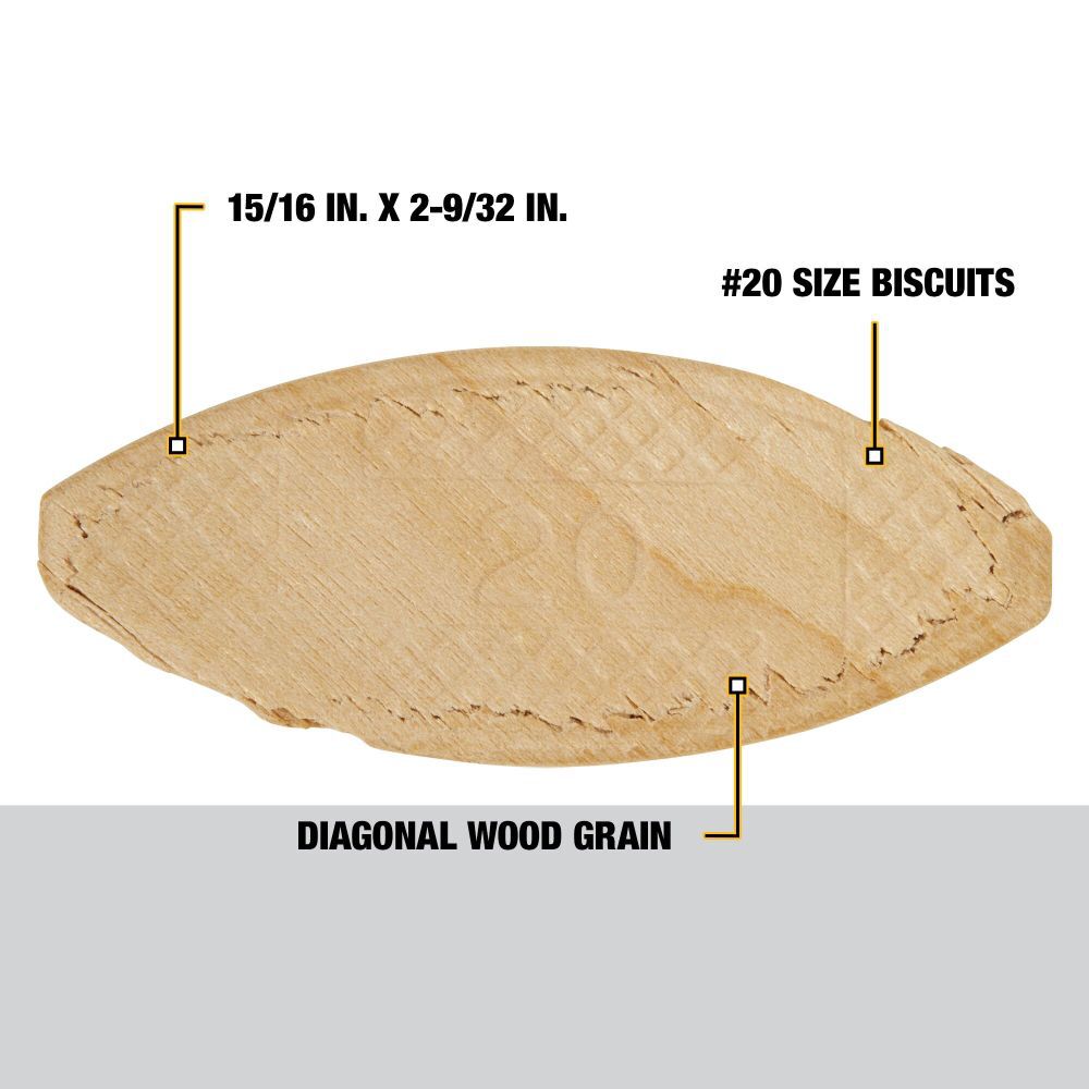 DeWalt DW6825 TUBE BISCUITS - SIZE 20