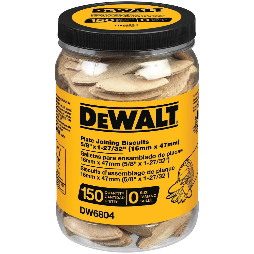 DeWalt DW6804 TUBE BISCUITS - SIZE 0