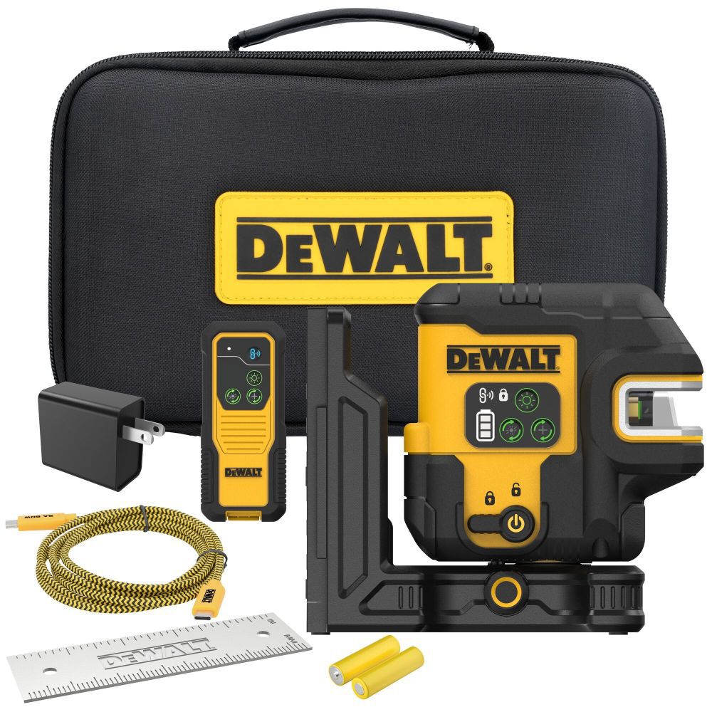 DeWalt DCLE14221G DEWALT RECHARGEABLE 2 SPOT COMBO LASER W