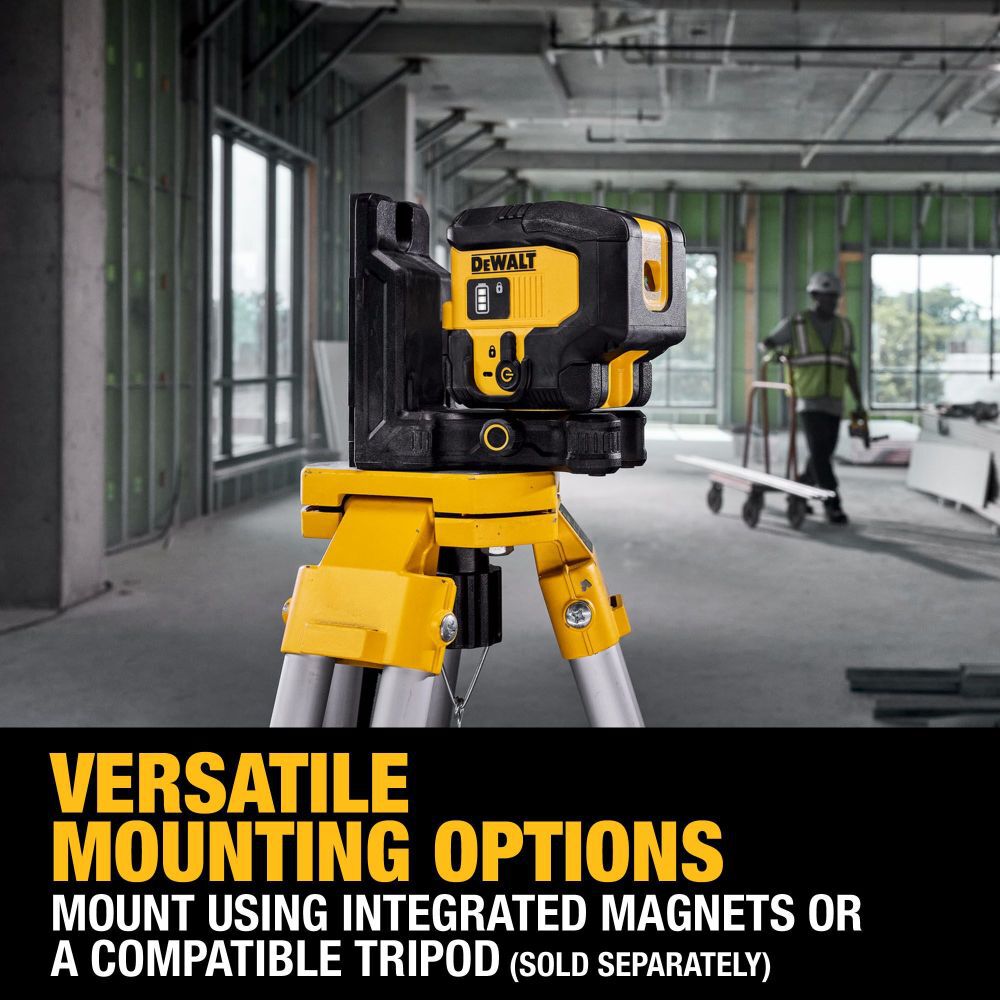 DeWalt DCLE16031GB DEWALT RECHARGEABLE 3 SPOT LASER - LESS
