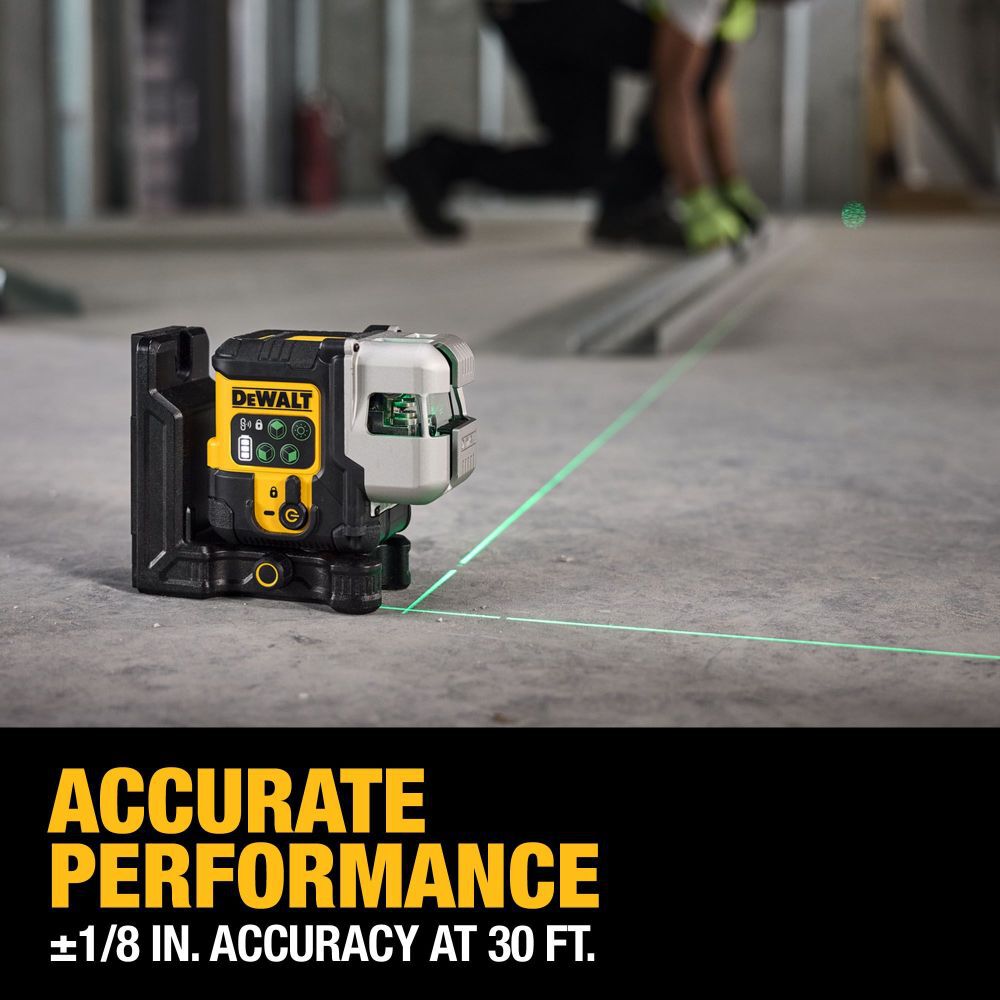DeWalt DCLE14301GB DEWALT RECHARGEABLE 3 PLANE LASER - LESS