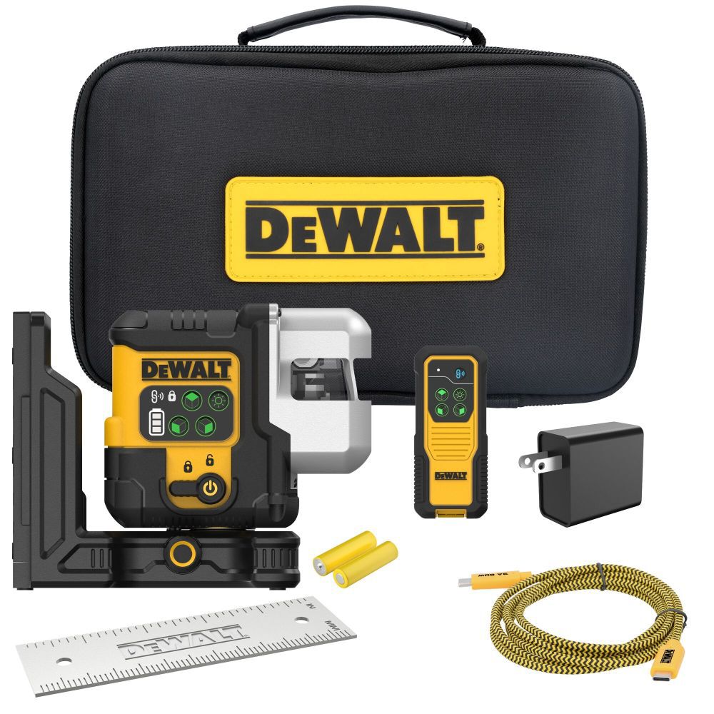 DeWalt DCLE14301G DEWALT RECHARGEABLE 3 PLANE LASER w./ CH