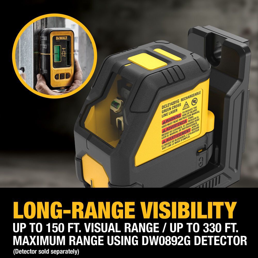 DeWalt DCLE14201GB DEWALT RECHARGEABLE GREEN CROSS LINE LAS