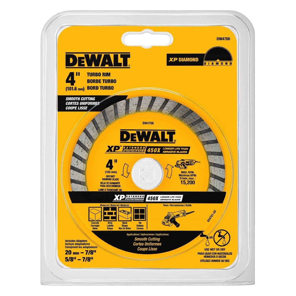 DeWalt DW4702 7IN DRY CUT DIAMOND WHEEL