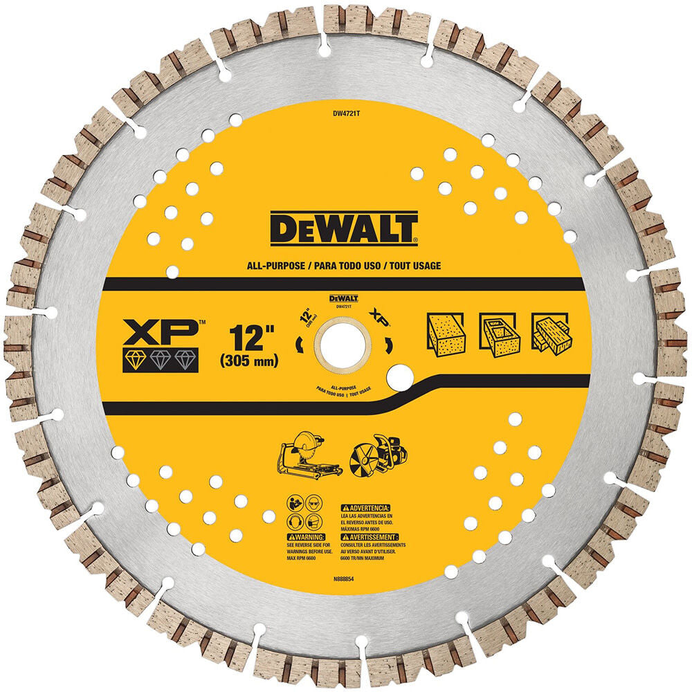 DeWalt DW4721T 12IN SEGMENTED XP GENERAL PURPOSE