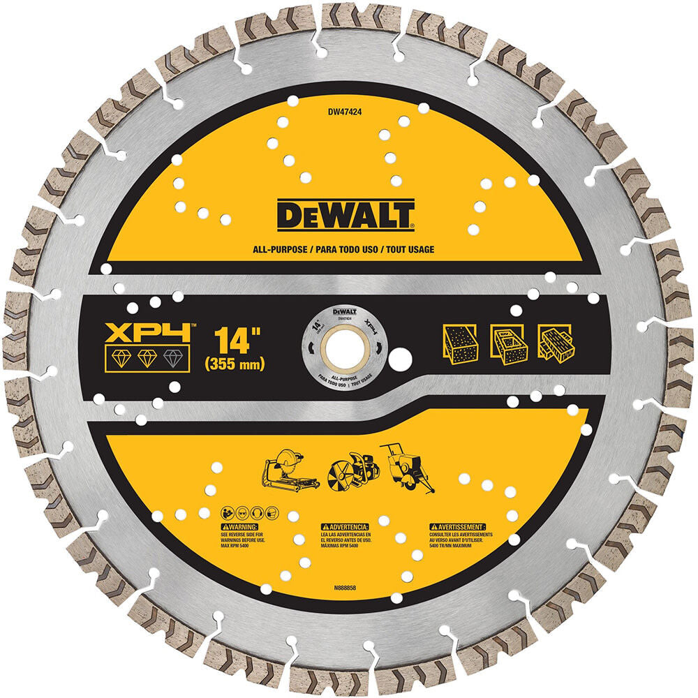 DeWalt DW47224 12IN SEGMENTED XP4 ALL PURPOSE