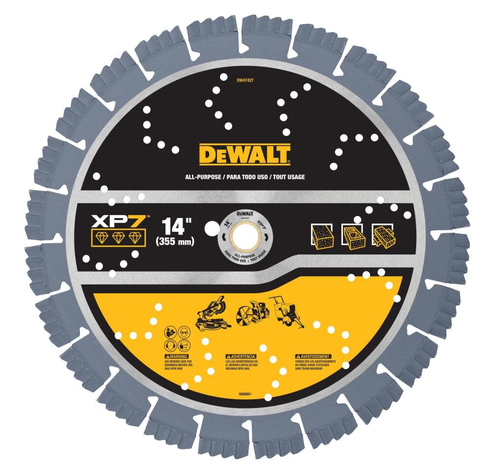 DeWalt DW47427 14IN SEGMENTED XP7 ALL PURPOSE