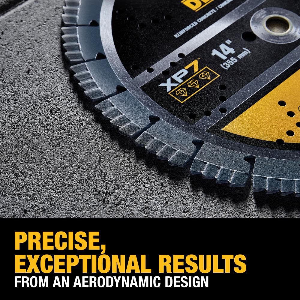 DeWalt DW47437 14IN SEGMENTED XP7 REINFORCED CONCRETE