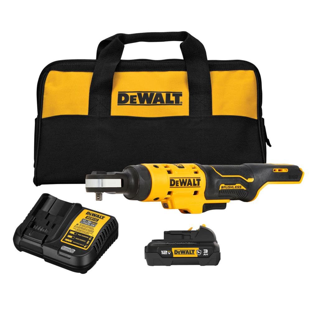 DeWalt DCF504GG1 12V 1/4IN BL COMPACT RATCHET KIT