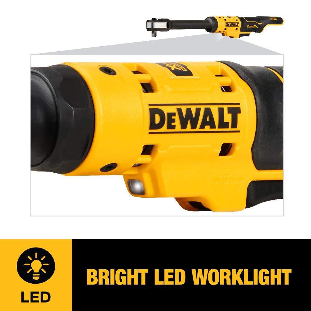 DeWalt DCF503EB 12V 3/8 BL COMPACT EXTENDED HEAD RATCHET