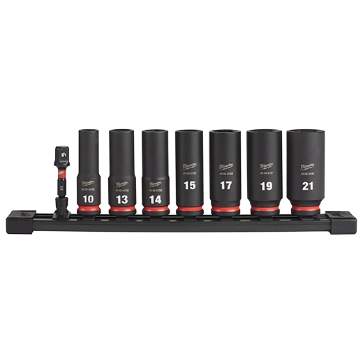 MILWAUKEE 49-66-7021 3/8" DR 8PC MM DEEP IMP SCKT SET