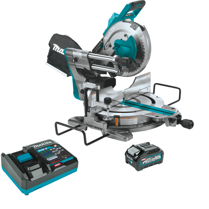 MAKITA GSL03M1 40V MAX XGT 10" SLIDING COMPOUND MITER SAW KIT, AWS