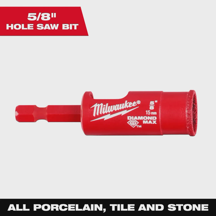 MILWAUKEE 49-56-0513 5/8" DIAMOND MAX HOLE SAW