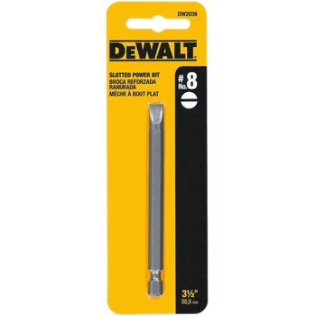 DeWalt DW2038 #8 3-1/2IN SLOT POWER BIT