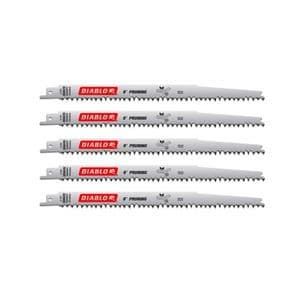 DIABLO DS0905FG5 9 In. fleam Ground Recip Blade for Pruning (5 pk)