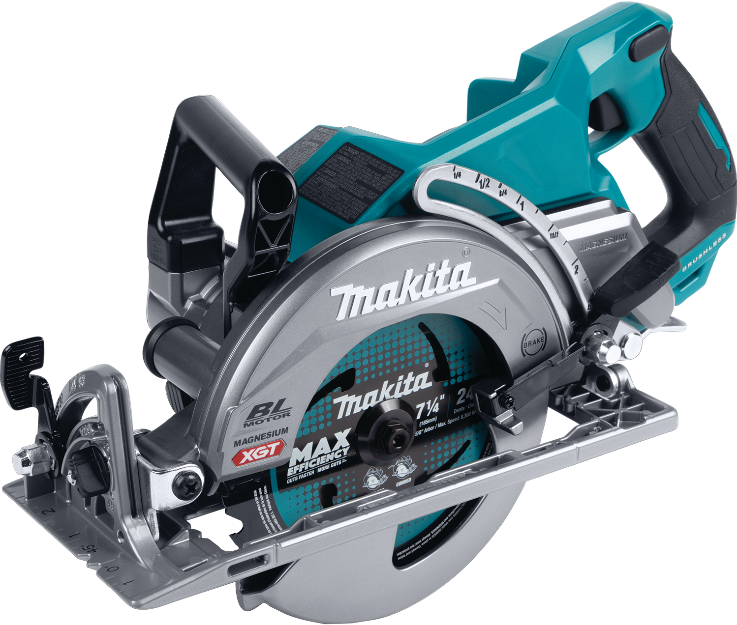 Makita GSR01Z Makita GSR01Z 40V max XGT® Rear Handle 7-1/4” Circular Saw, Tool Only