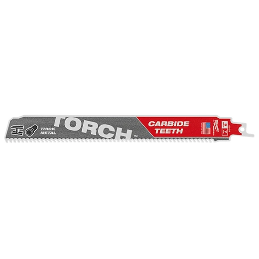 MILWAUKEE 48-00-5203 12" TORCH SAWZALL BLADE W/ CARBIDE TEETH 1PK