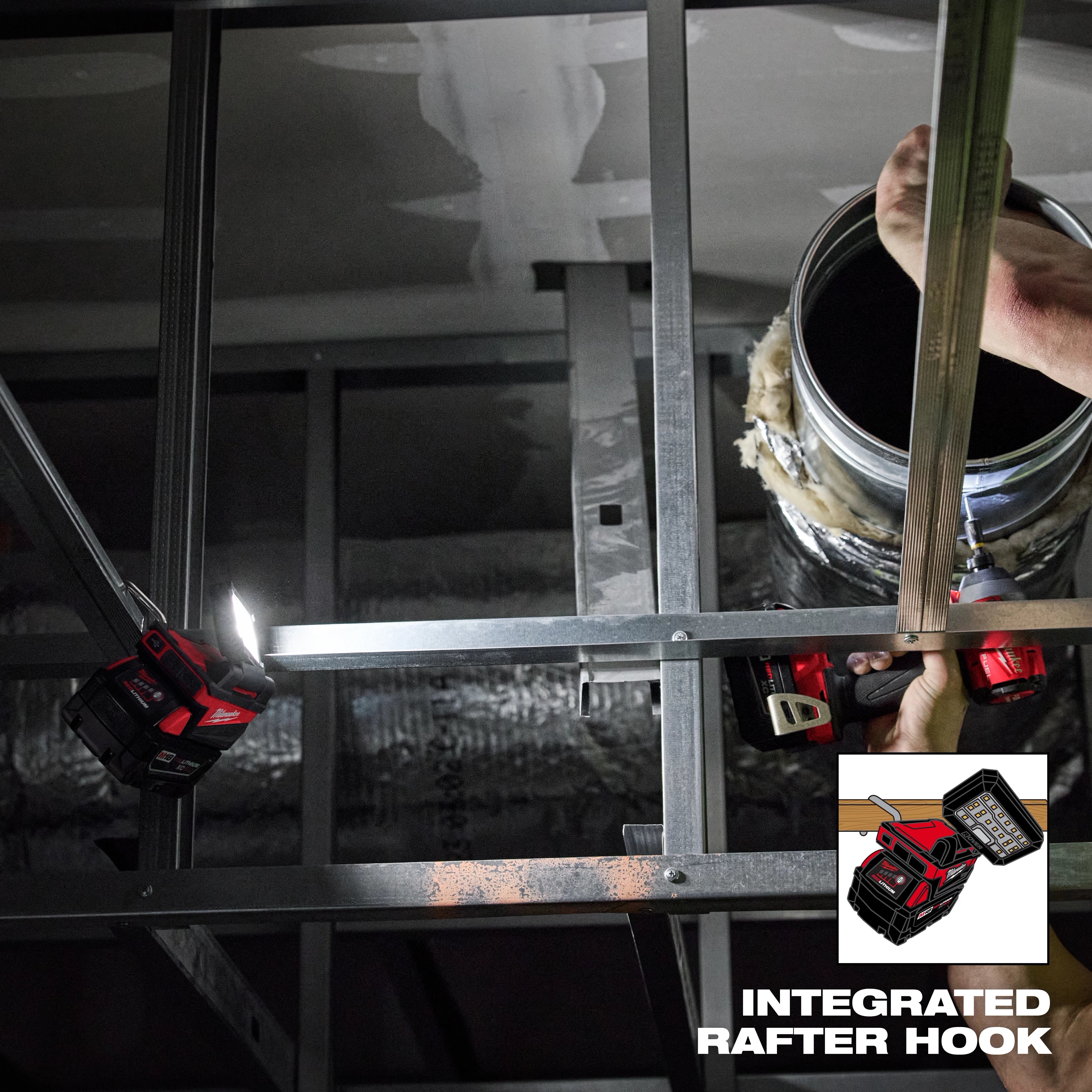 MILWAUKEE 2359-20 M18 COMPACT FOLDING FLOOD LIGHT