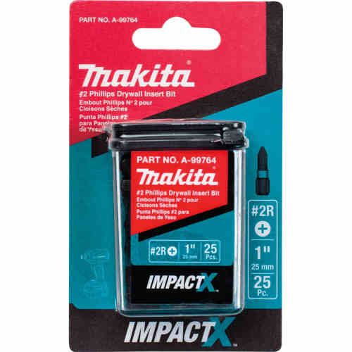 MAKITA A-99764 #2 PHILLIPS DRYWALL INSERT 25PK