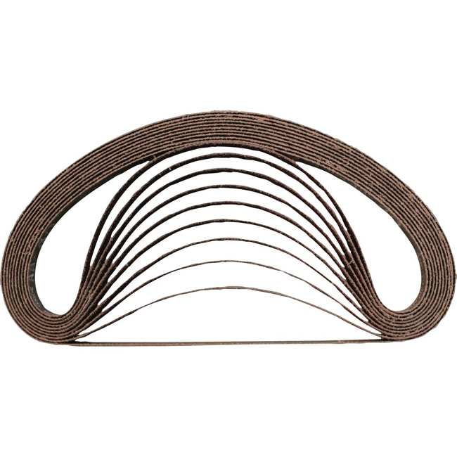 MAKITA A-34447 3/8" x 21" Abrasive Belt, 40 Grit 10/pk