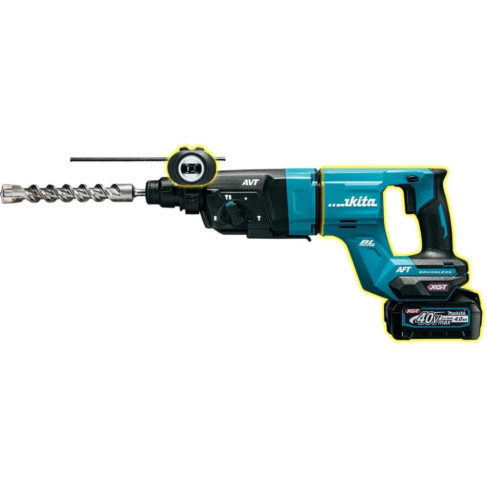 40v max xgt brushless cordless 1-1/8 in. rotary hammer (d-handle) kit, aft, aws capable
