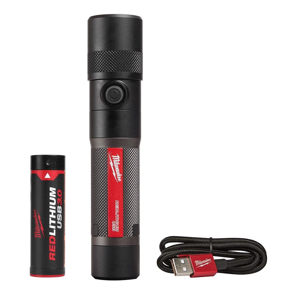MILWAUKEE 2161-21 RLUSB 1100L TWIST FLASHLIGHT