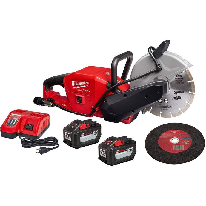 MILWAUKEE 2786-22HD M18 FUEL 9" CUT-OFF SAW 2-BAT KIT