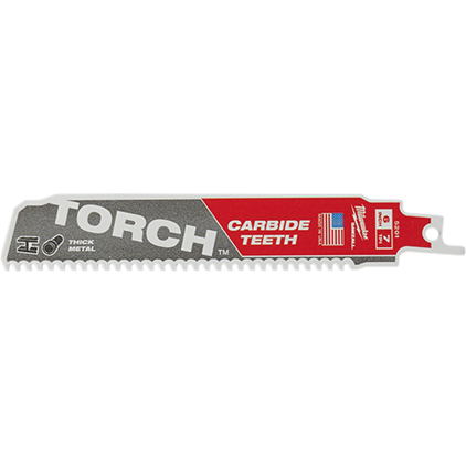 MILWAUKEE 48-00-5201 (5) 6IN C-TORCH 1PK SAWZALL BL