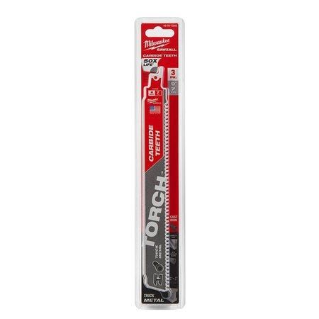 MILWAUKEE 48-00-5302 9IN C-TORCH 3PK SAWZALL BL FSB