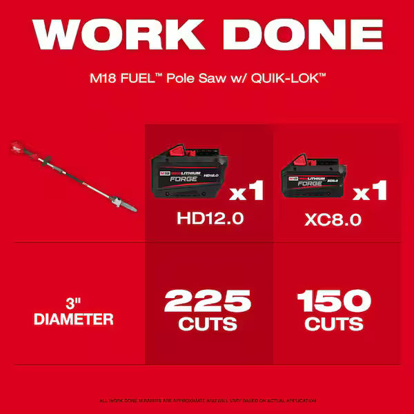 Milwaukee 3016-20PS M18 FUEL™ Pole Saw w/ QUIK-LOK™