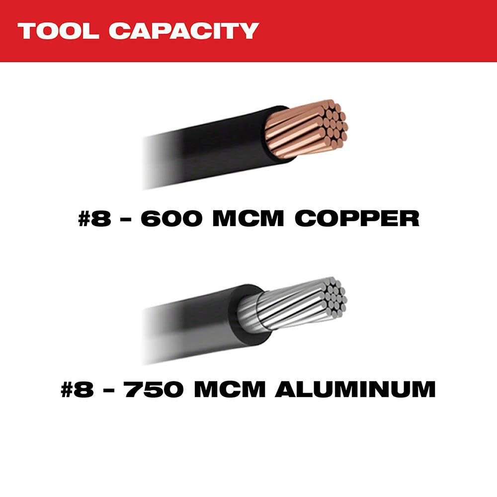 Milwaukee 2472-21XC M12™ 600 MCM Cable Cutter Kit