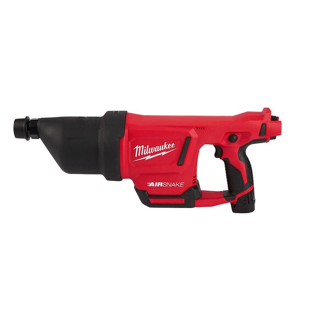 Milwaukee 2572B-21 M12™ AIRSNAKE™ Drain Cleaning Air Gun Kit