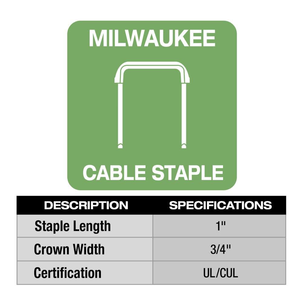 Milwaukee 2448-20 M12™ Cable Stapler