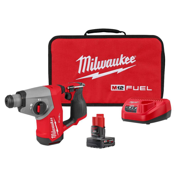 Milwaukee M12 FUEL™ 5/8” SDS Plus Rotary Hammer Kit 2508-21XC