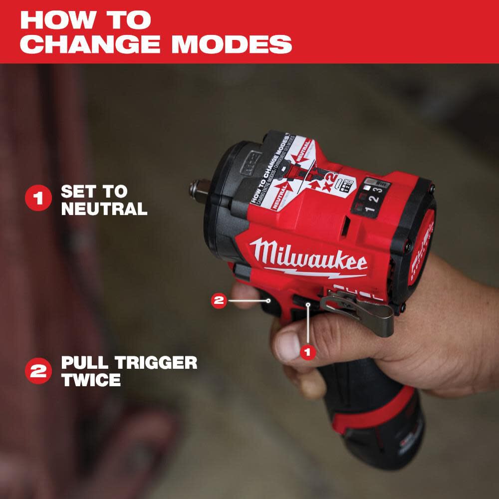 Milwaukee 2563-20 M12 FUEL™ Stubby 1/2