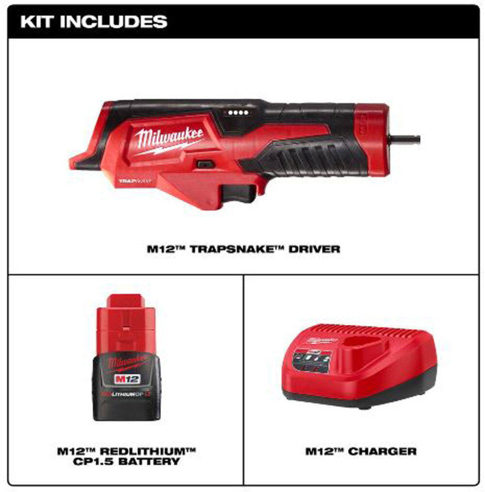 Milwaukee 2575-21 M12™ TRAPSNAKE™ Driver Kit
