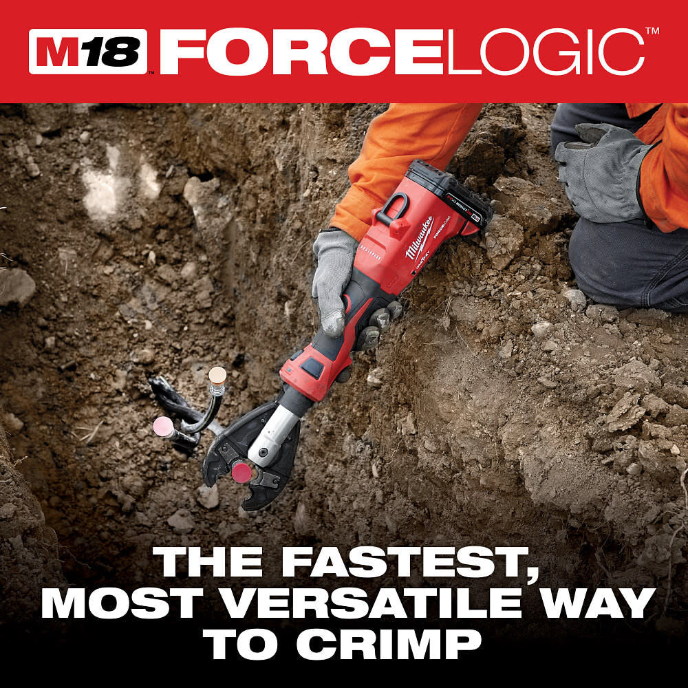 Milwaukee 2978-20O M18™ FORCE LOGIC™ 6T Linear Utility Crimper w/ O-D3 Jaw