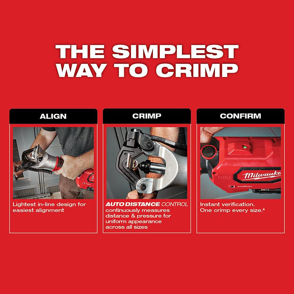 Milwaukee 2877-22 M18™ FORCE LOGIC™ 750 MCM Dieless Crimper