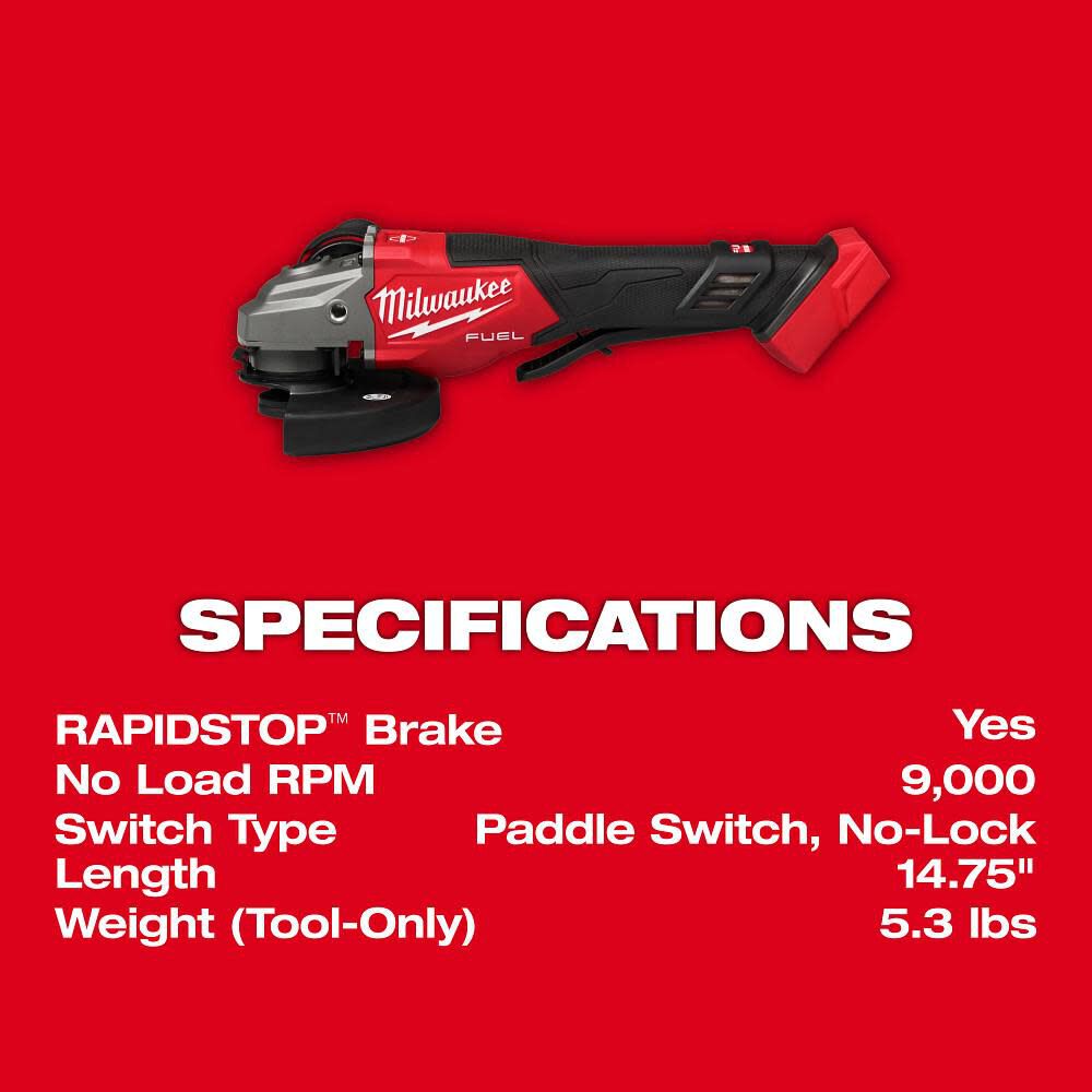 Milwaukee M18 FUEL™ 4-1/2