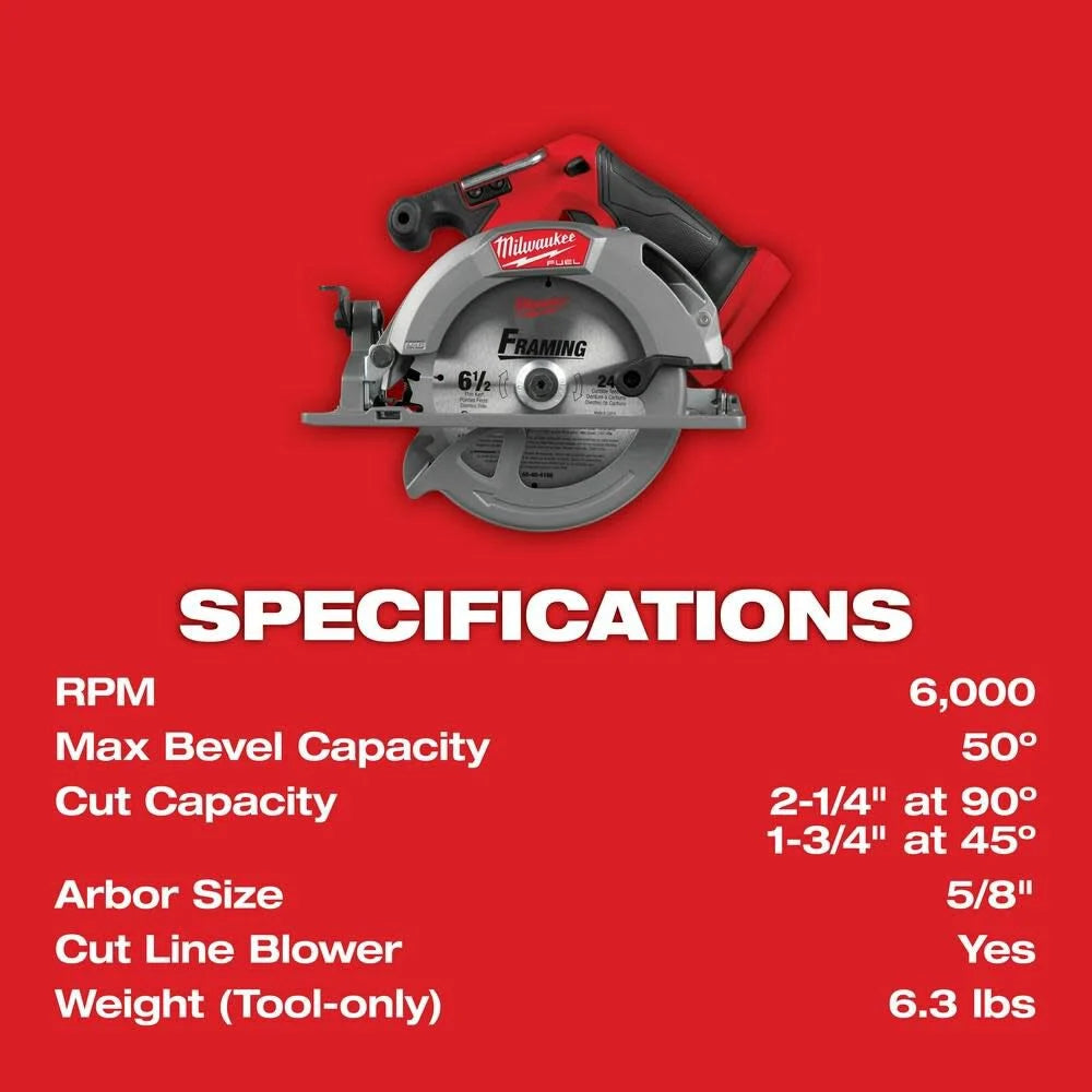 MILWAUKEE M18 FUEL GEN II 6-1/2