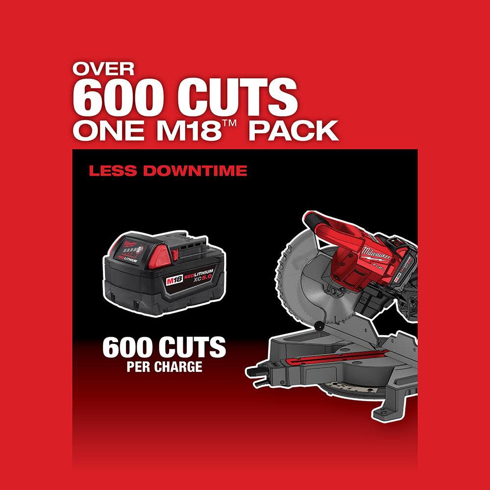 Milwaukee 2733-21 M18 FUEL™ 7-1/4” Dual Bevel Sliding Compound Miter Saw Kit