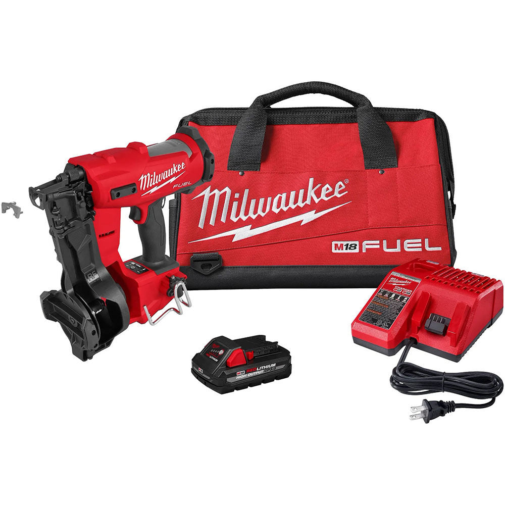 Milwaukee 2909-21 M18 FUEL™ Coil Roofing Nailer Kit
