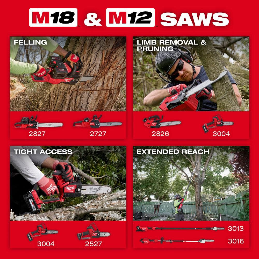 Milwaukee 3016-20PS M18 FUEL™ Pole Saw w/ QUIK-LOK™