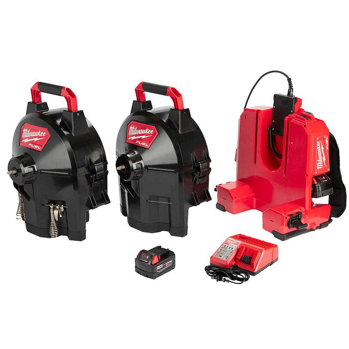 Milwaukee 2775C-222 M18 FUEL™ SWITCH PACK™ Sectional Drum Machine with 1/2” Cable