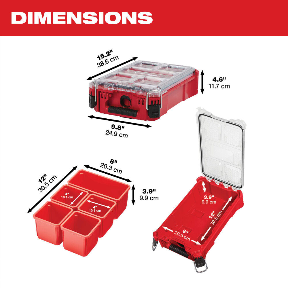Milwaukee PACKOUT™ Compact Organizer 48-22-8435