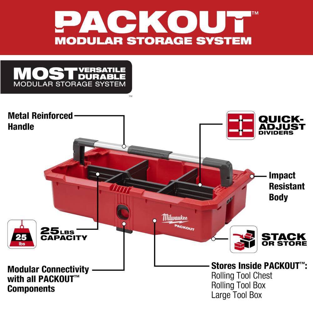 MILWAUKEE 48-22-8045 PACKOUT Tool Tray