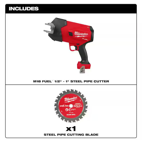 Milwaukee 3469-20 M18 FUEL™ ½”-1” Steel Pipe Cutter