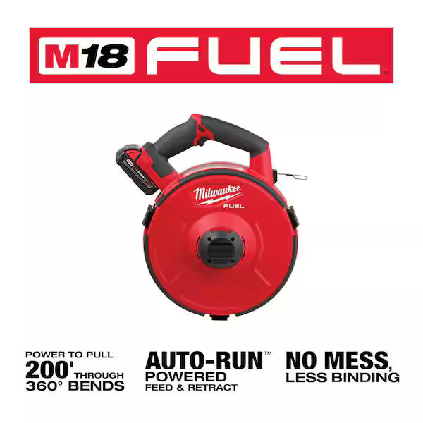 Milwaukee 2871A-22 M18 FUEL™ Sewer Sectional Machine w/ CABLE-DRIVE™ 1-1/4" Kit
